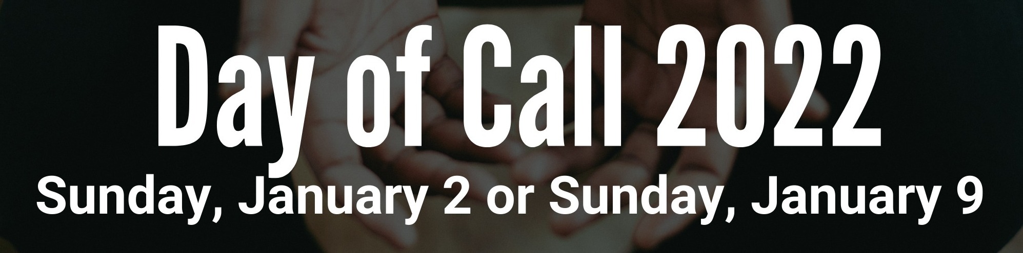 Day Of Call 2022 Banner