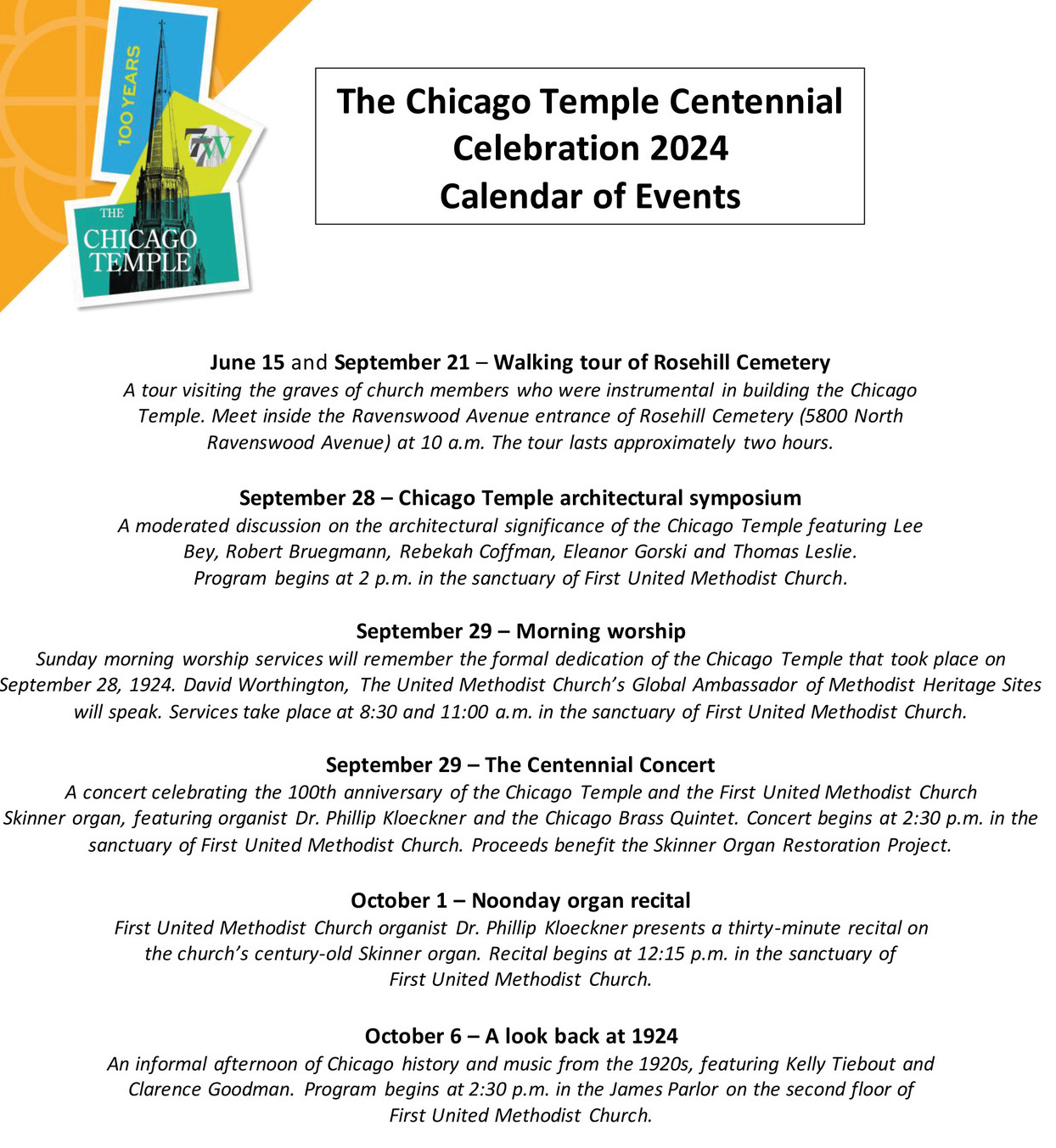 Templecentennialcalendarofeventsmsword 080824