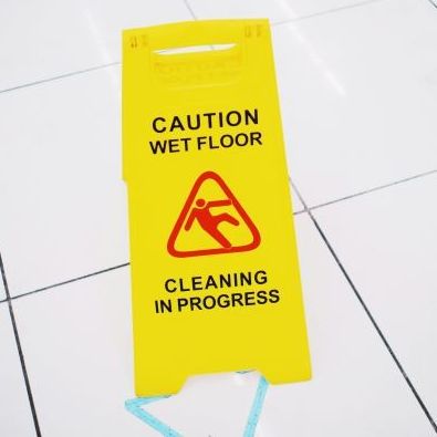 Wet Floor Sign 10 Pcnt