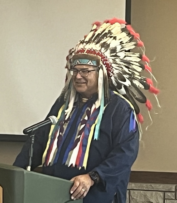 Indigenous Peoples Day 2024 Chief Winnebago Smile