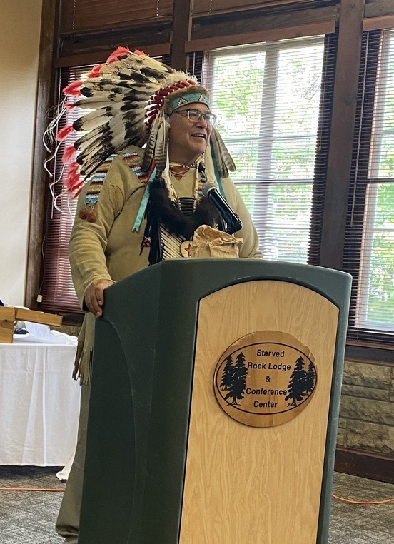 Indigenous Peoples Day 2024 Chief Winnebago Standing