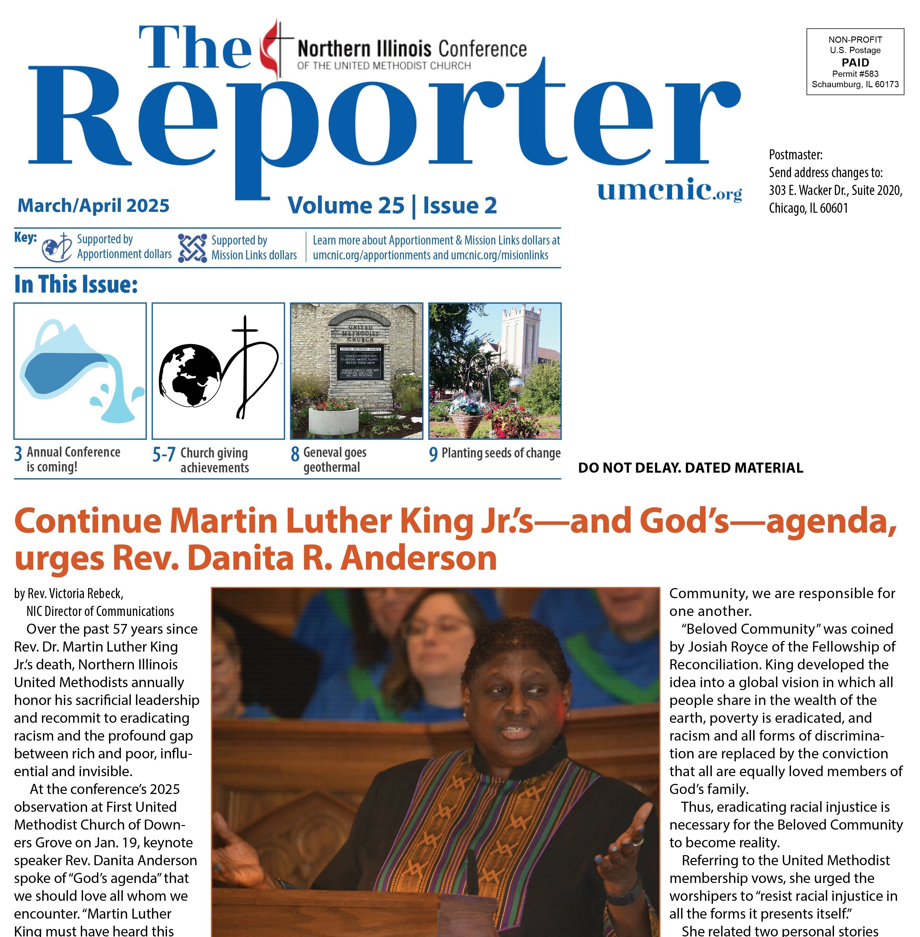 March April Reporter 2024 Cover